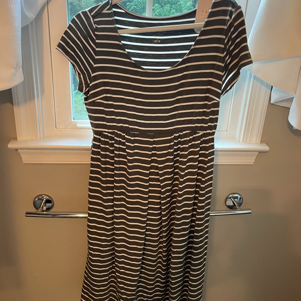 Striped, Maternity Dress